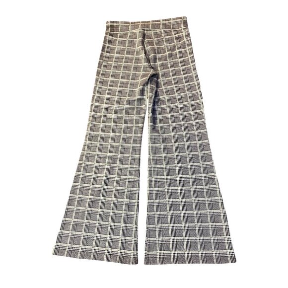 Betabrand Pants Womens XL Long (Tall) Plaid Wide Leg Pull-On Stretch - Picture 4 of 16